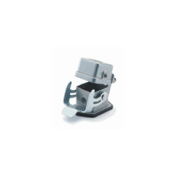 Embase encastrée 3A, Alliage de zinc moulé, Alliage de zinc moulé, IP65, Sortie basse